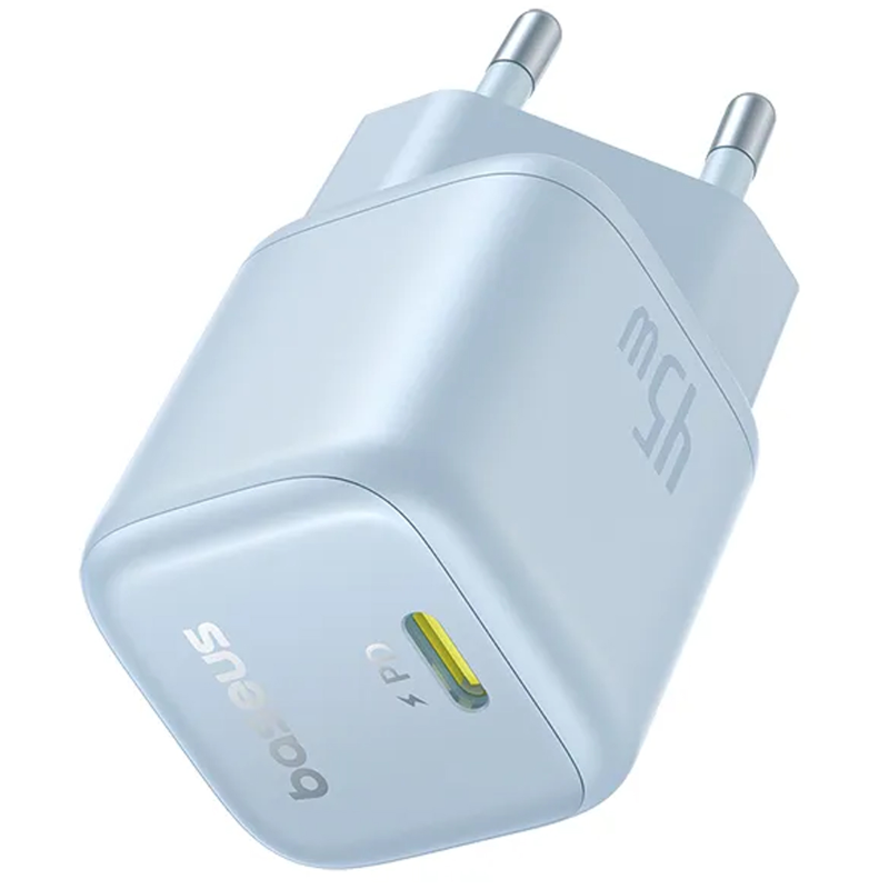 МЗП Baseus PicoGo GaN Fast Charger 45W (1USB-C) (P10176800), Galaxy Blue 3, купити оптом з доставкою