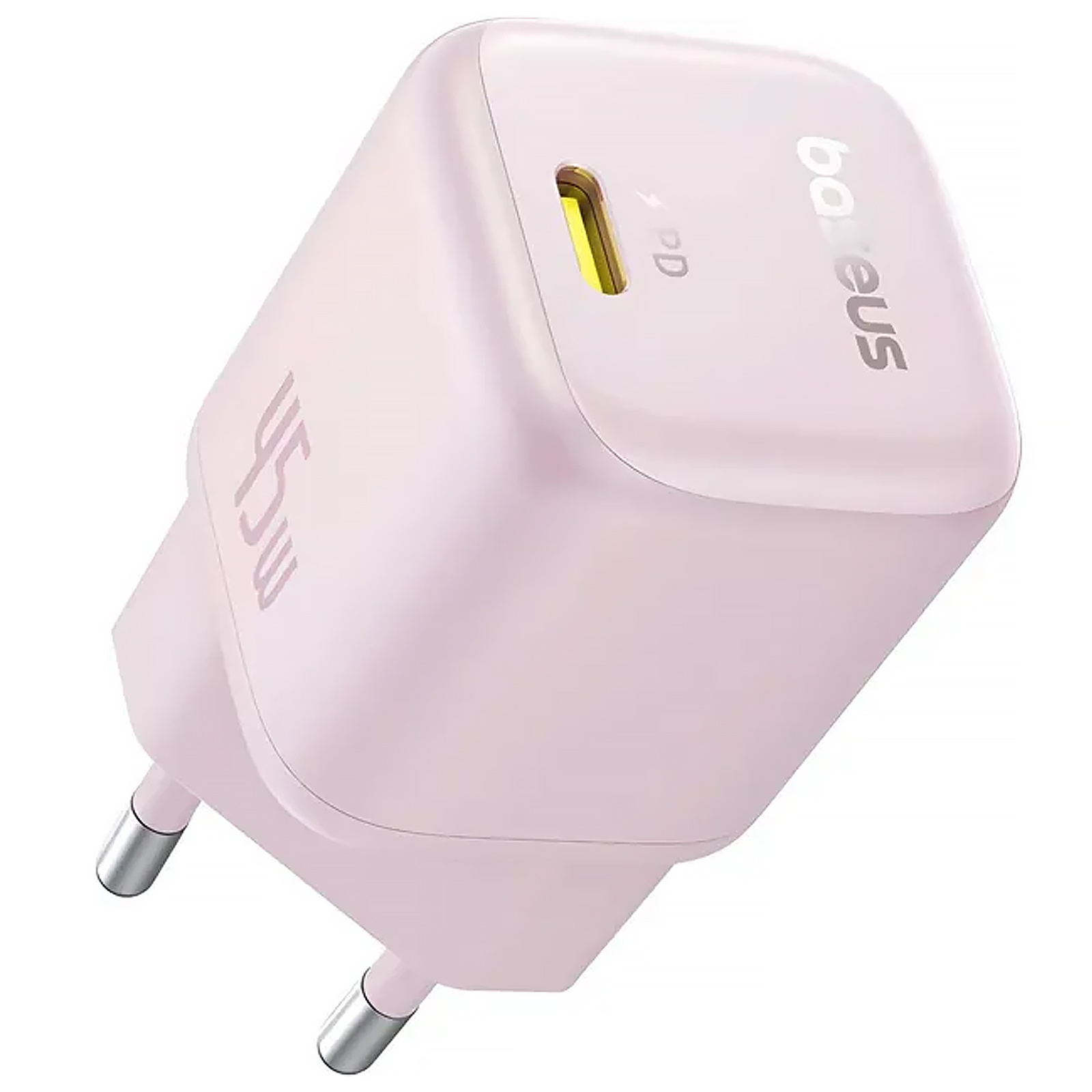 МЗП Baseus PicoGo GaN Fast Charger 45W (1USB-C) (P10176800), Baby Pink 1, купити оптом з доставкою