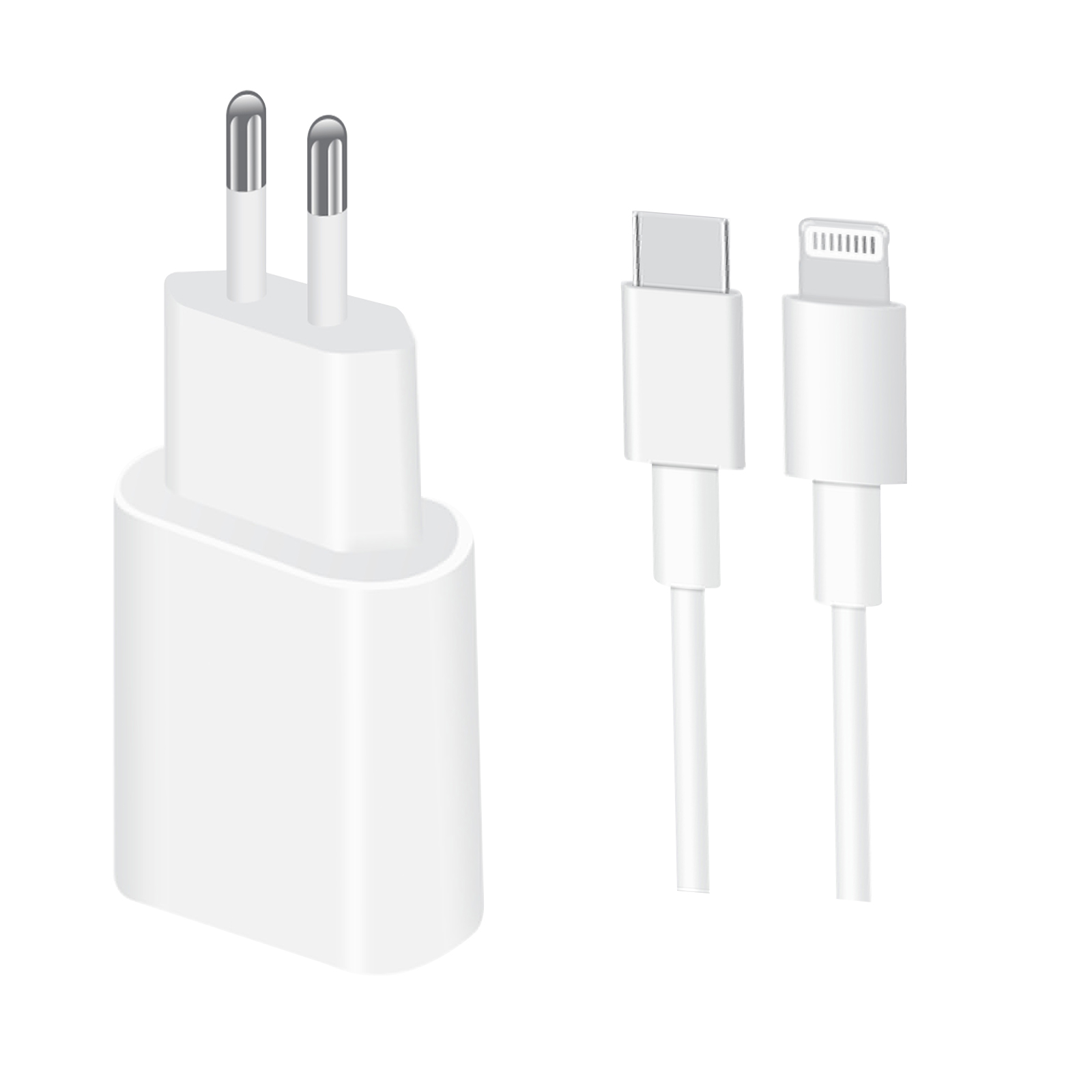 МЗП Amaya AC20CL PD20W (1USB-C) + кабель Type-C to Lightning, купити оптом з доставкою