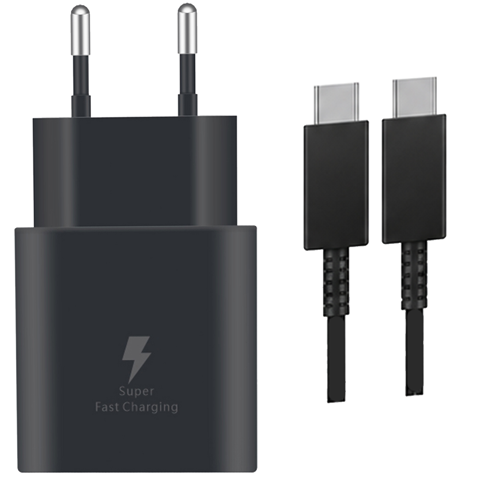 МЗП Amaya SC45CC PD45W (1USB-C) + кабель Type-C to Type-C, Black, купити оптом з доставкою