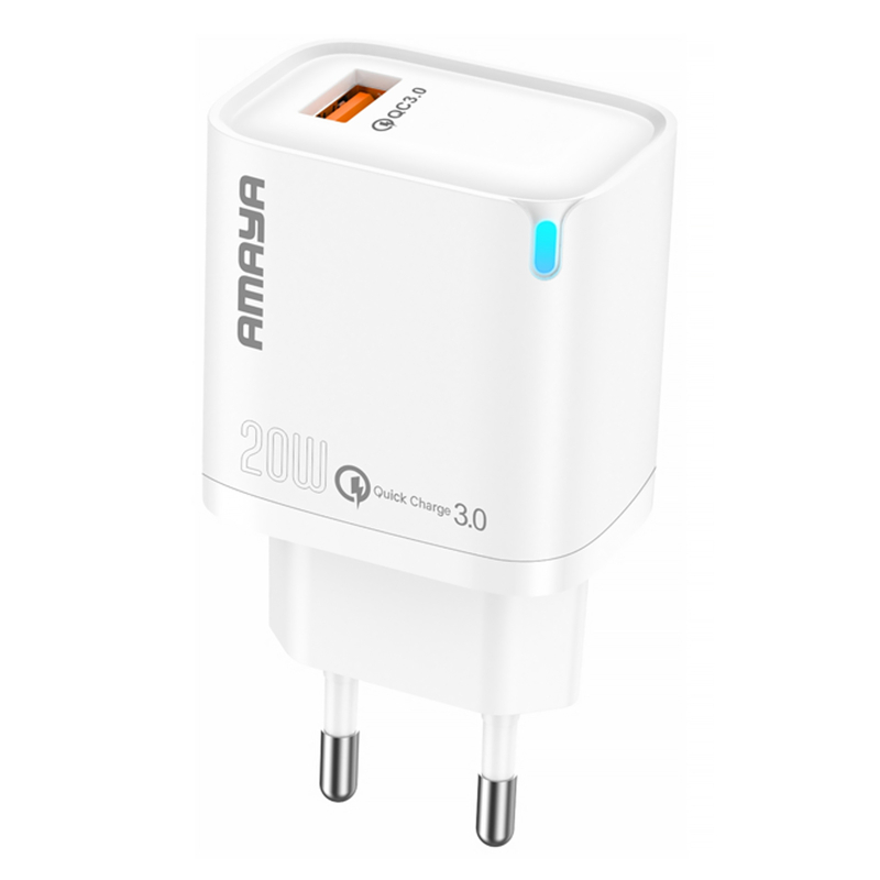 СЗУ Amaya E212S QC3.0 20W (1USB-A) на картинке №1