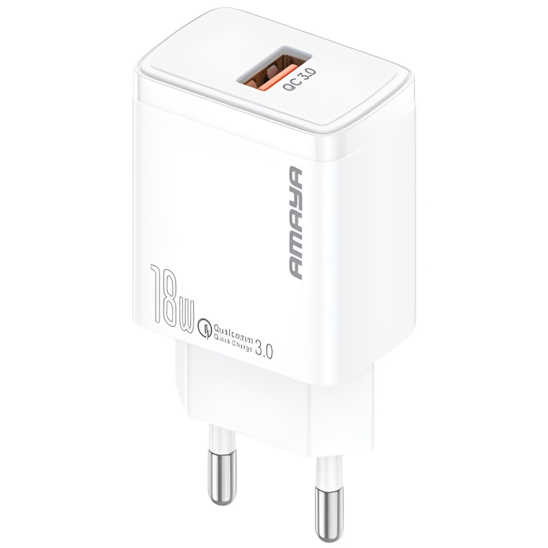 СЗУ Amaya E59S QC3.0 18W (1USB-A), купить оптом с доставкой