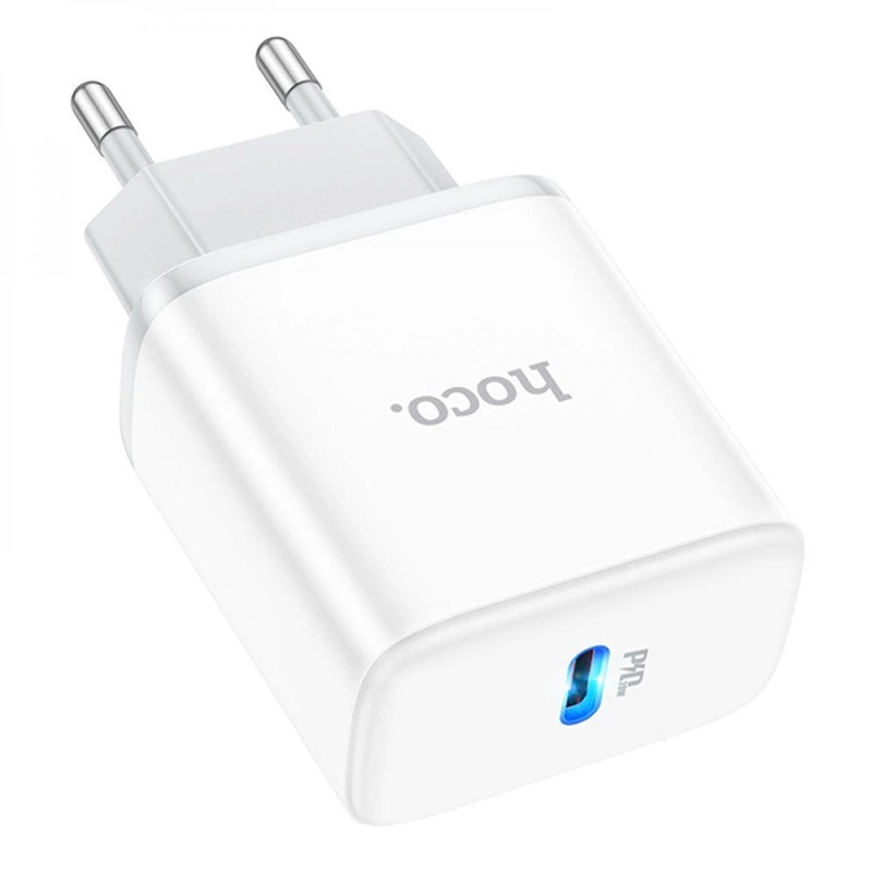 Уценка СЗУ Hoco C104A PD20W (1USB-C), Мятая упаковка / White 2, купить оптом с доставкой