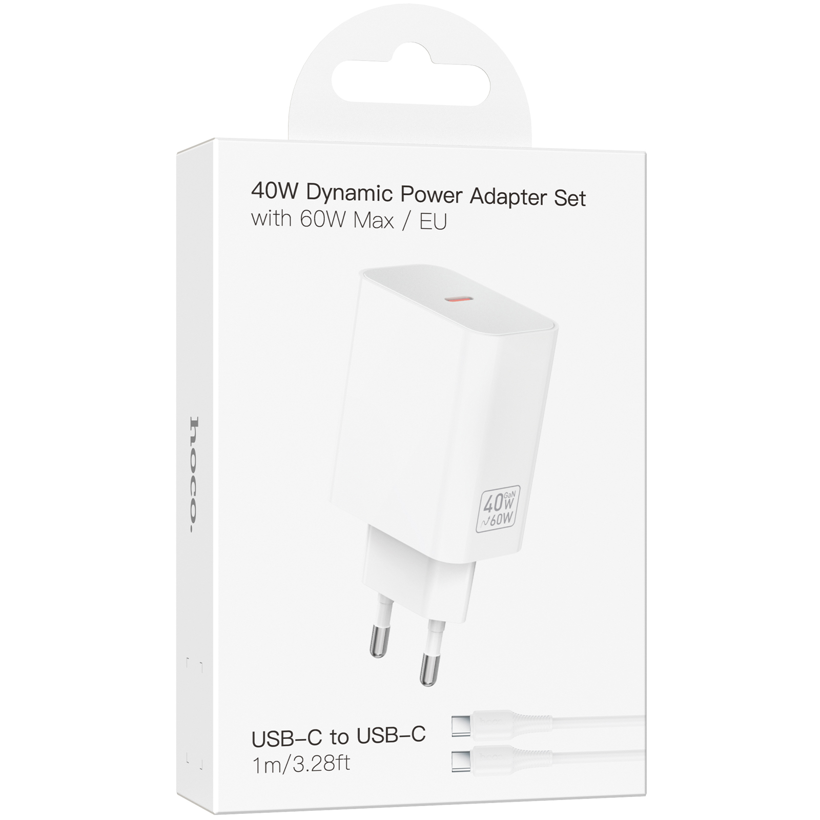 Уценка СЗУ Hoco C162A Source PD40W (1USB-C) + кабель Type-C to Type-C, Поврежденная упаковка / White 1, купить оптом с доставкой