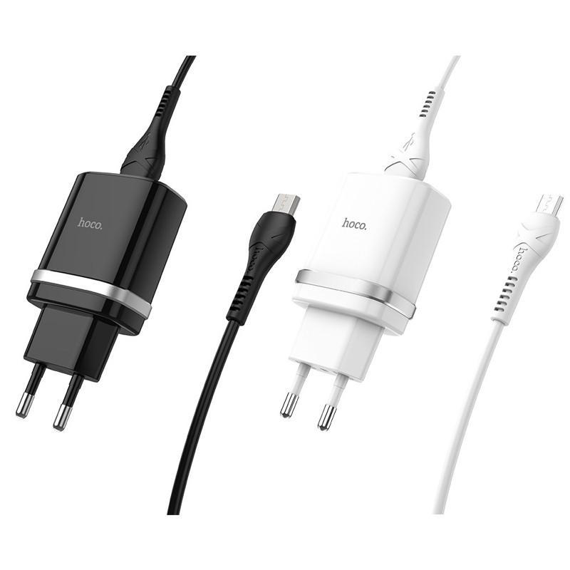 МЗП Hoco C12Q Smart QC3.0 18W (1USB-A) + кабель USB to MicroUSB, купити оптом з доставкою