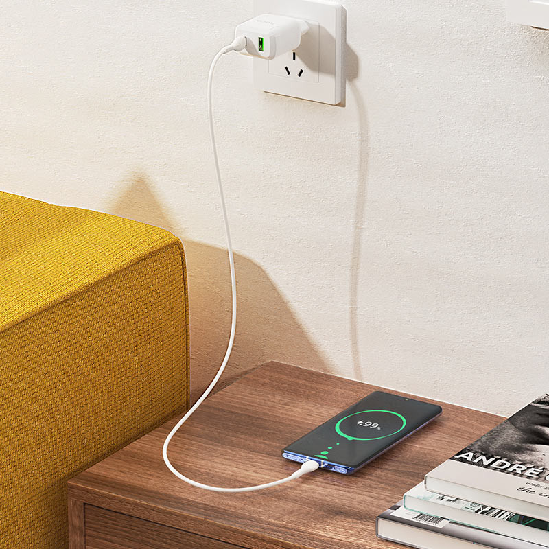 МЗП Hoco N5 Favor 20W PD+QC3.0 Type-C to Type-C дивитися фото №6