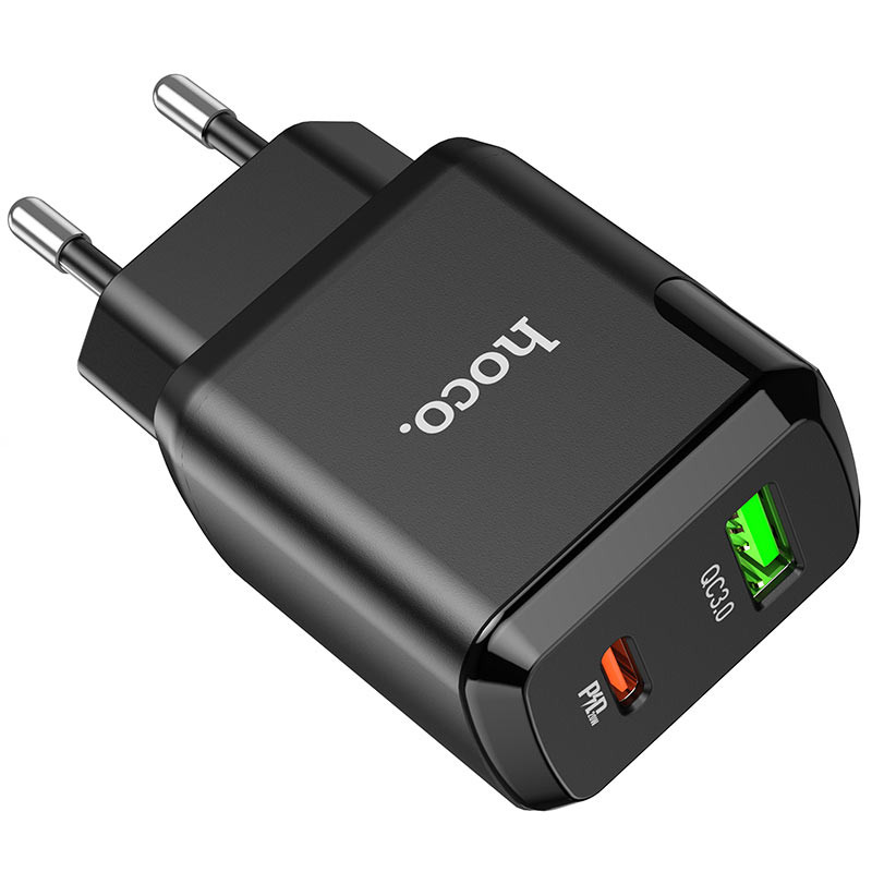МЗП Hoco N5 Favor 20W PD+QC3.0 (1USB/1Type-C/3A) дивитися фото №4