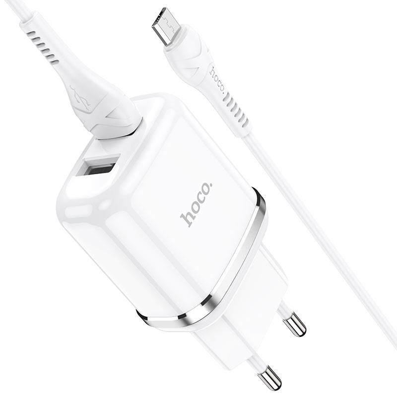 МЗП Hoco N4 (2USB/2.4A) + MicroUSB дивитися фото №3