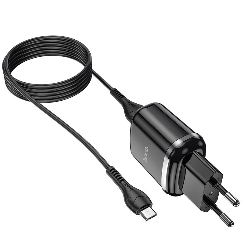 МЗП Hoco N4 (2USB/2.4A) + MicroUSB дивитися фото №2