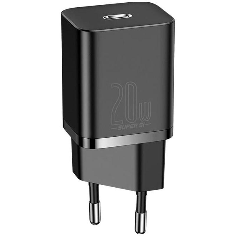 МЗП Baseus Super Si Quick Charger 20W (1USB-C) (CCSUP-B) на малюнкі №1