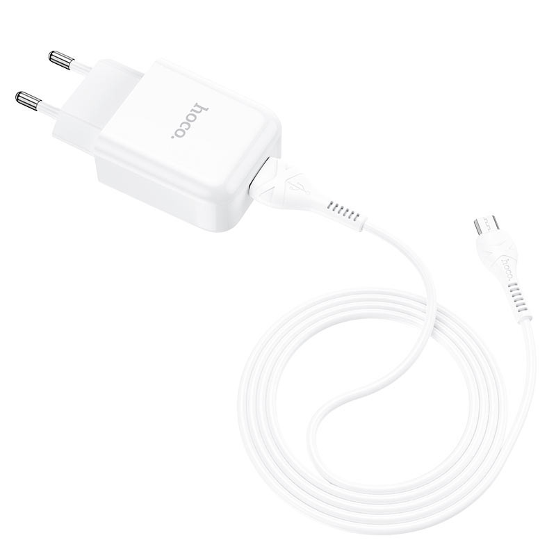 МЗП HOCO N2 (1USB/2.1A) + USB - MicroUSB дивитися фото №3