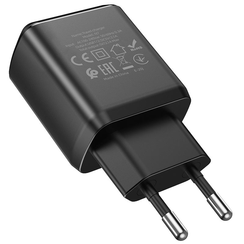 МЗП HOCO N7 (2USB/2,1A) дивитися фото №3