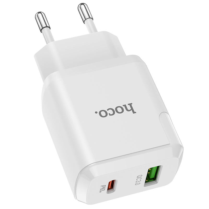 МЗП Hoco N5 Favor 20W PD+QC3.0 (1USB/1Type-C/3A) дивитися фото №3