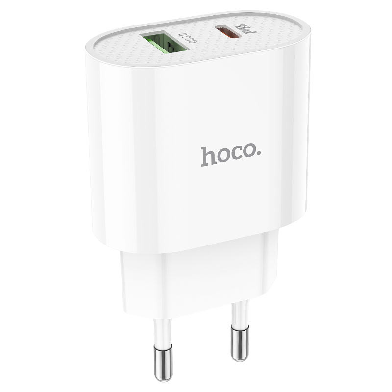 МЗП HOCO C95A PD 20W+QC3.0 (1USB/Type-C/3A) дивитися фото №1