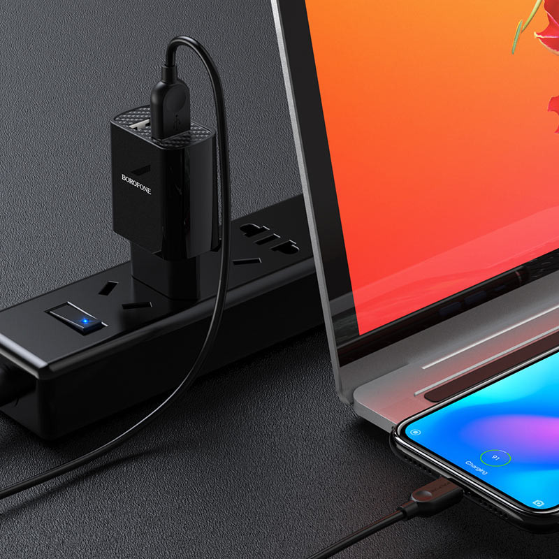 МЗП Borofone BA53A Powerway (2USB/2.1A) + Type-C дивитися фото №5