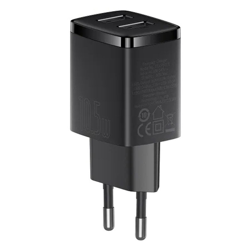 МЗП Baseus Compact 10.5W (2USB) (CCXJ01) дивитися фото №2