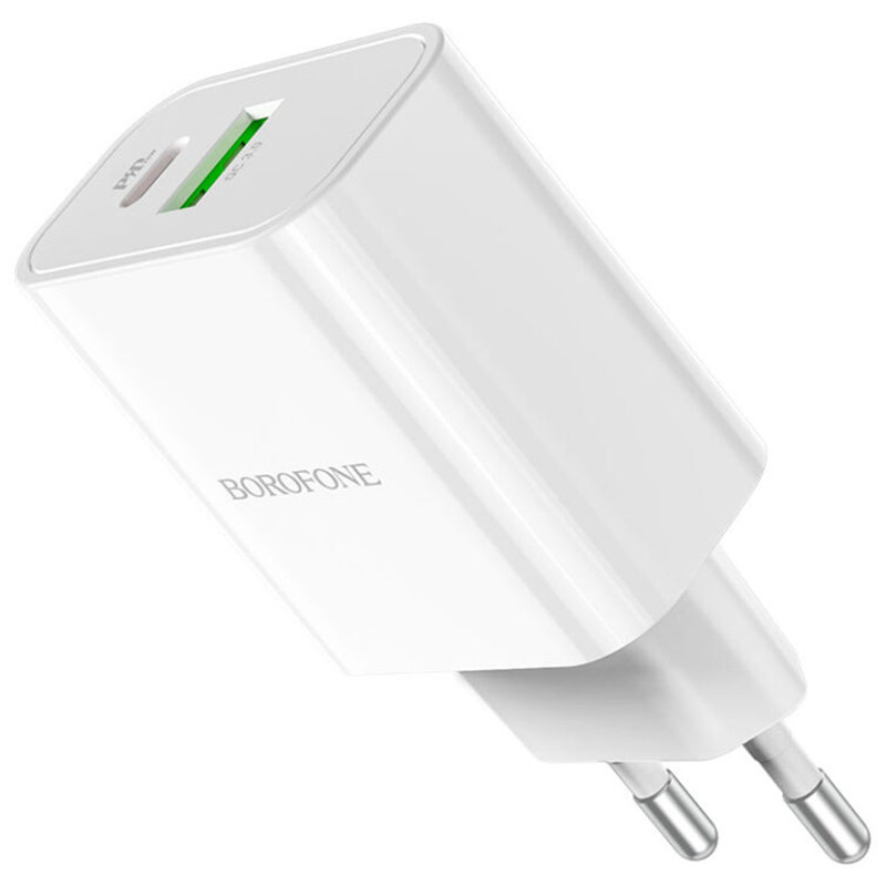МЗП Borofone BA55A PD20W+QC3.0 (1USB/1Type-C/3A) дивитися фото №2