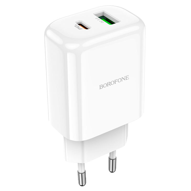 МЗП Borofone BN4 PD20W+QC3.0 (1USB/1Type-C/3A) дивитися фото №1