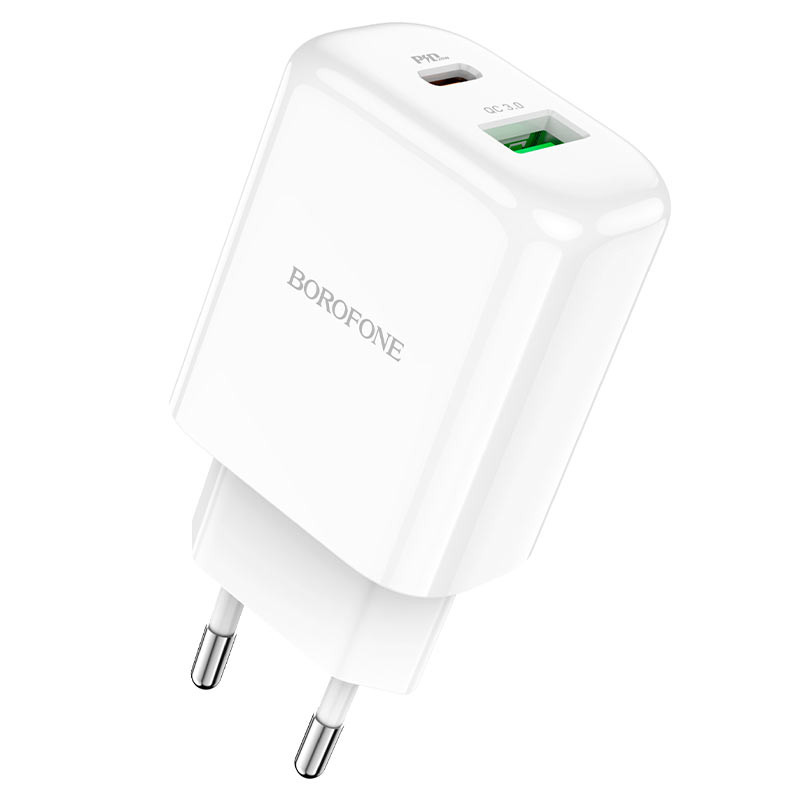 МЗП Borofone BN4 PD20W+QC3.0 (1USB/1Type-C/3A) дивитися фото №2