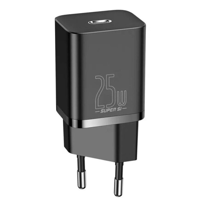 МЗП Baseus Super Si Quick Charger 25W (1USB-C) (CCSP) на малюнкі №1