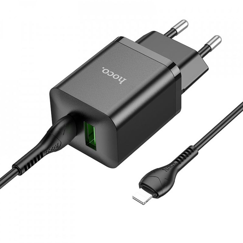 МЗП Hoco N28 Founder PD20W+QC3.0 + Type-C to Lightning Зображення №2 МЗП Hoco N28 Founder PD20W+QC3.0 + Type-C to Lightning дивитися фото №2