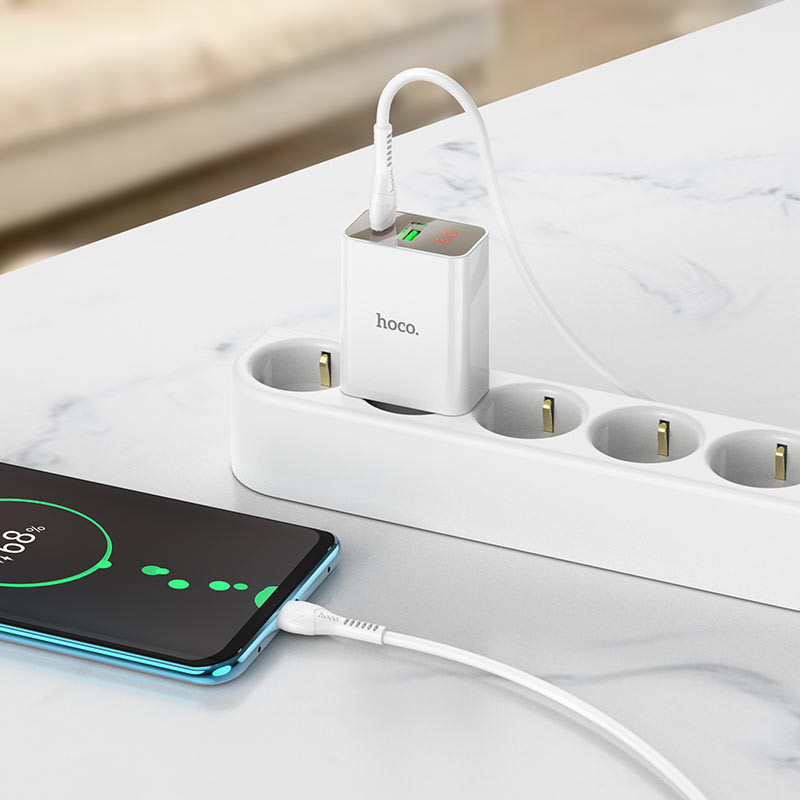 МЗП HOCO C100A PD20W+QC3.0 + Type-C to Type-C дивитися фото №7