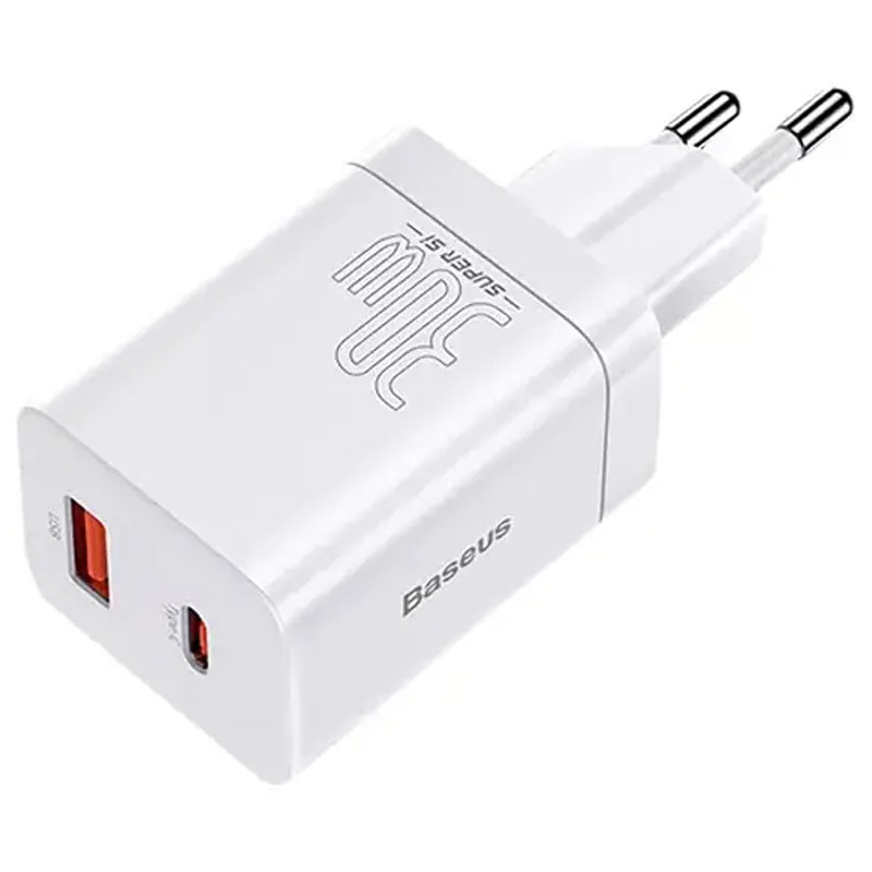 МЗП Baseus Super Si Pro Quick Charger 30W (1USB-A/1C) (CCSUPP-E) на малюнкі №1