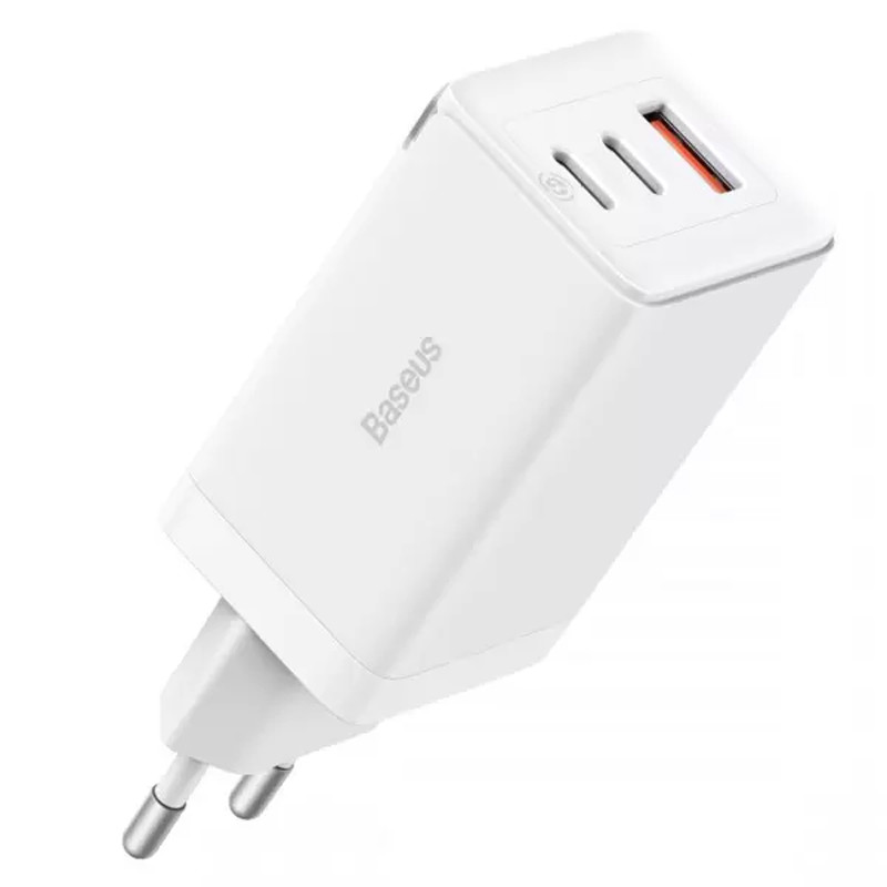МЗП Baseus GaN5 Pro 65W 2Type-C+USB 100W EU (CCGP12020) дивитися фото №1