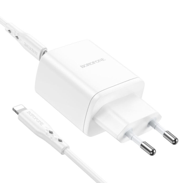 МЗП Borofone BN9 PD35W (2Type-C) + Type-C to Lightning дивитися фото №2