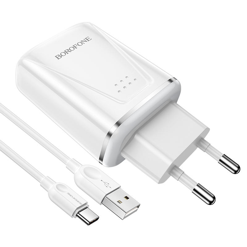 МЗП Borofone BA54A Wide road QC3.0 (2USB) + Type-C дивитися фото №3