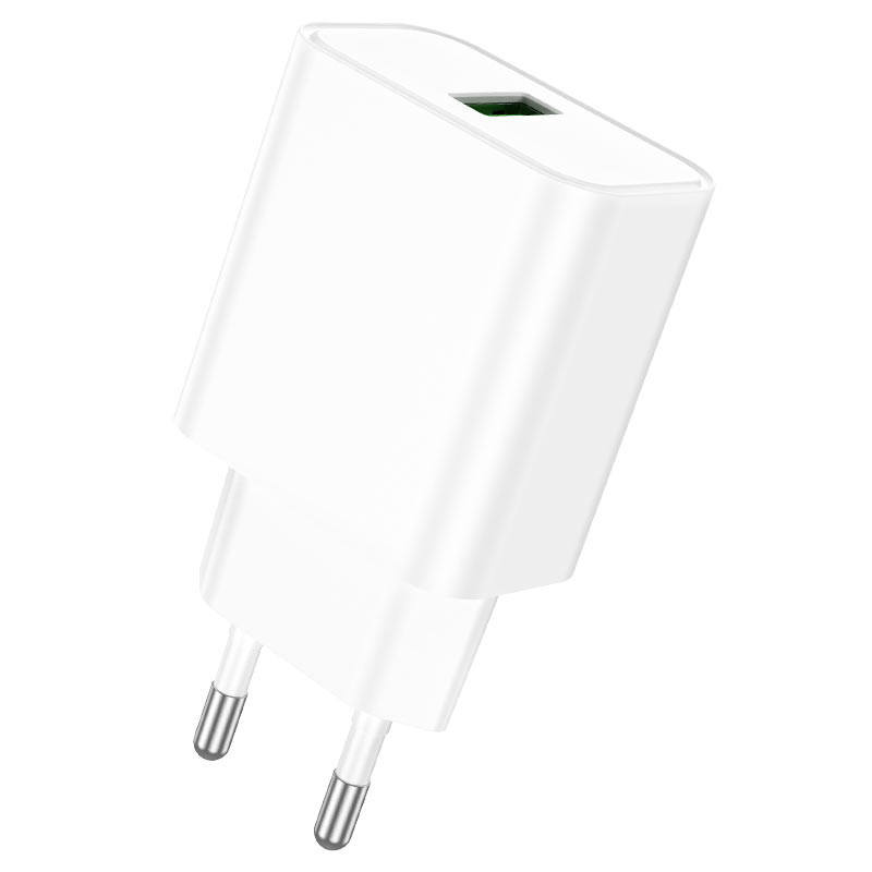 МЗП Borofone BA72A Spring QC3.0 (1USB-A), White, купити оптом з доставкою