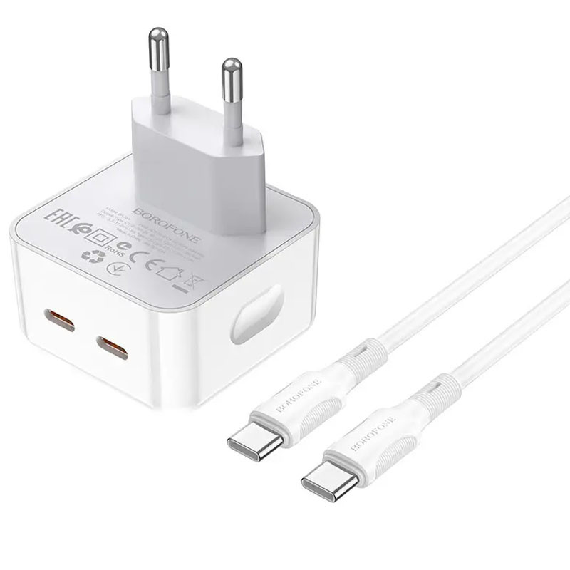 МЗП Borofone BA76A Source PD35W (2Type-C) + Type-C to Type-C дивитися фото №5