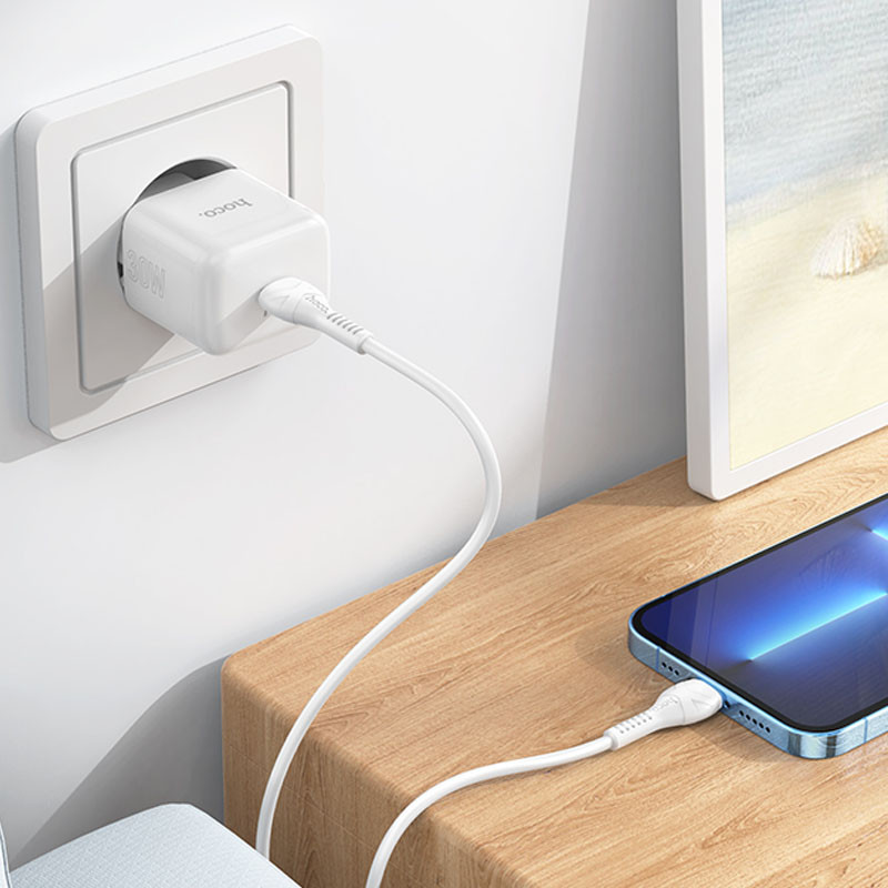 МЗП Hoco N32 Glory PD30W Type-C to Lightning дивитися фото №4