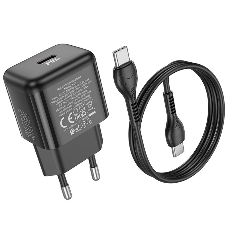 МЗП Hoco N32 Glory PD30W Type-C to Type-C дивитися фото №4