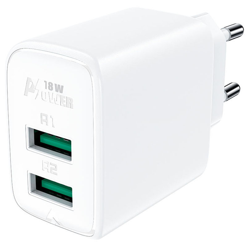 МЗП Acefast A33 QC18W (USB-A+USB-A) dual port дивитися фото №2