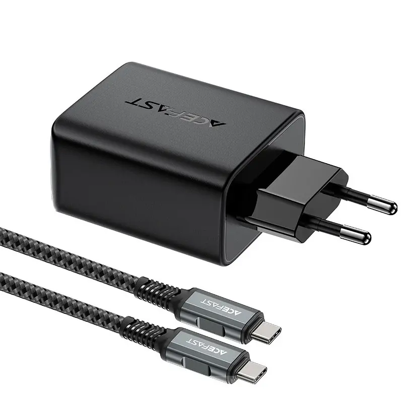 МЗП Acefast A17 PD65W GaN (1USB-A/1C/1HDMI) + кабель Type-C to Type-C, Black 2, купити оптом з доставкою