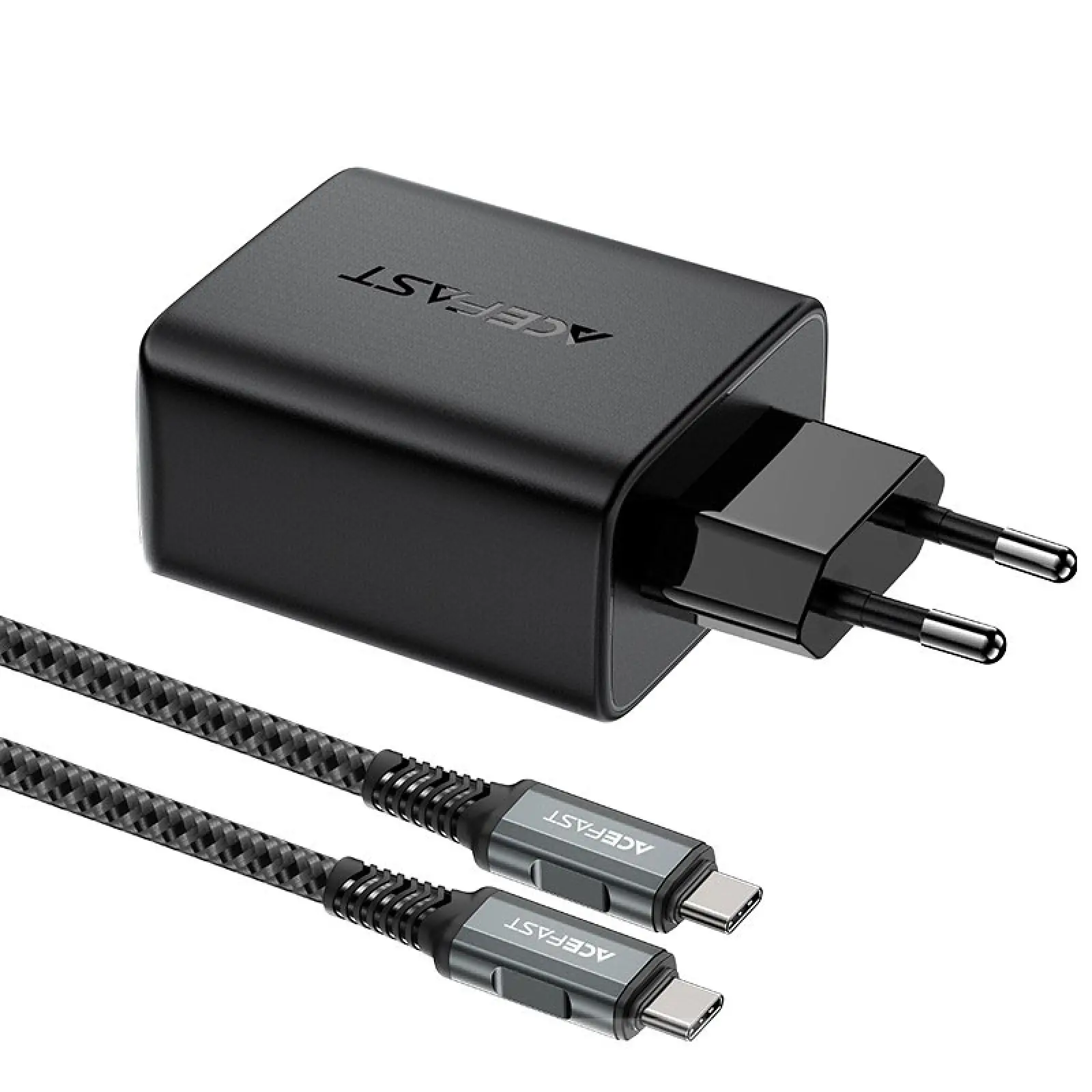МЗП Acefast A17 PD65W GaN (1USB-A/1C/1HDMI) + кабель Type-C to Type-C, Black 2, купити оптом з доставкою