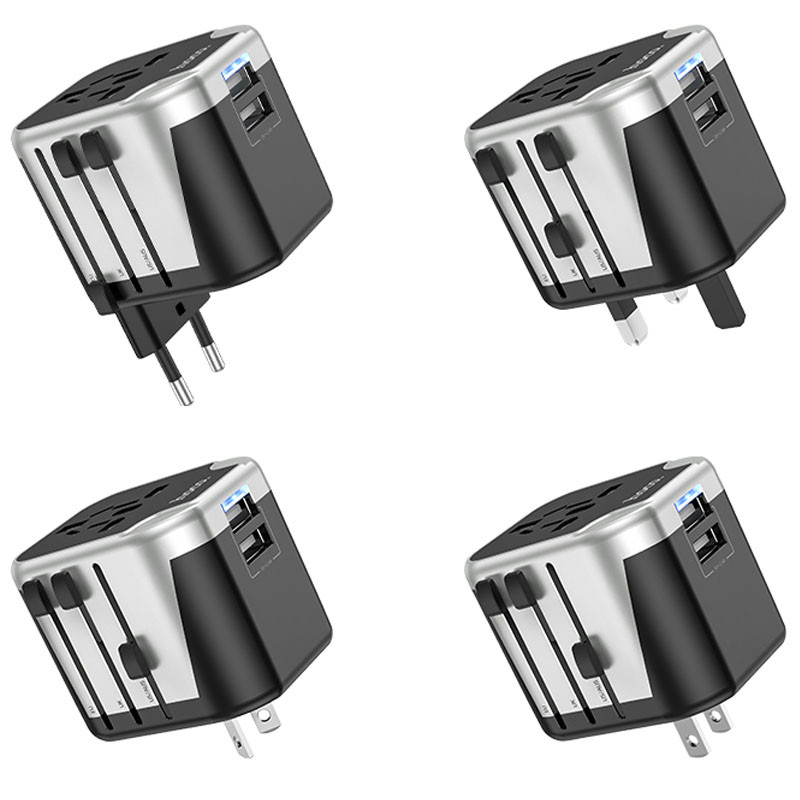 МЗП Hoco AC5 Level 2USB+Socket, купити оптом з доставкою