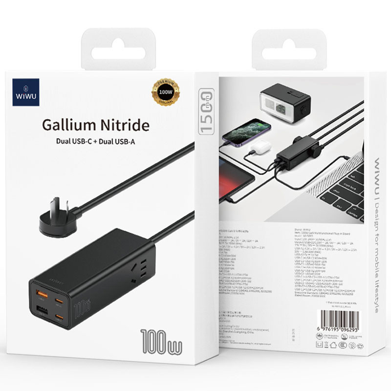 МЗП WIWU Wi-S005 100W GaN Power Strap/ UK дивитися фото №6