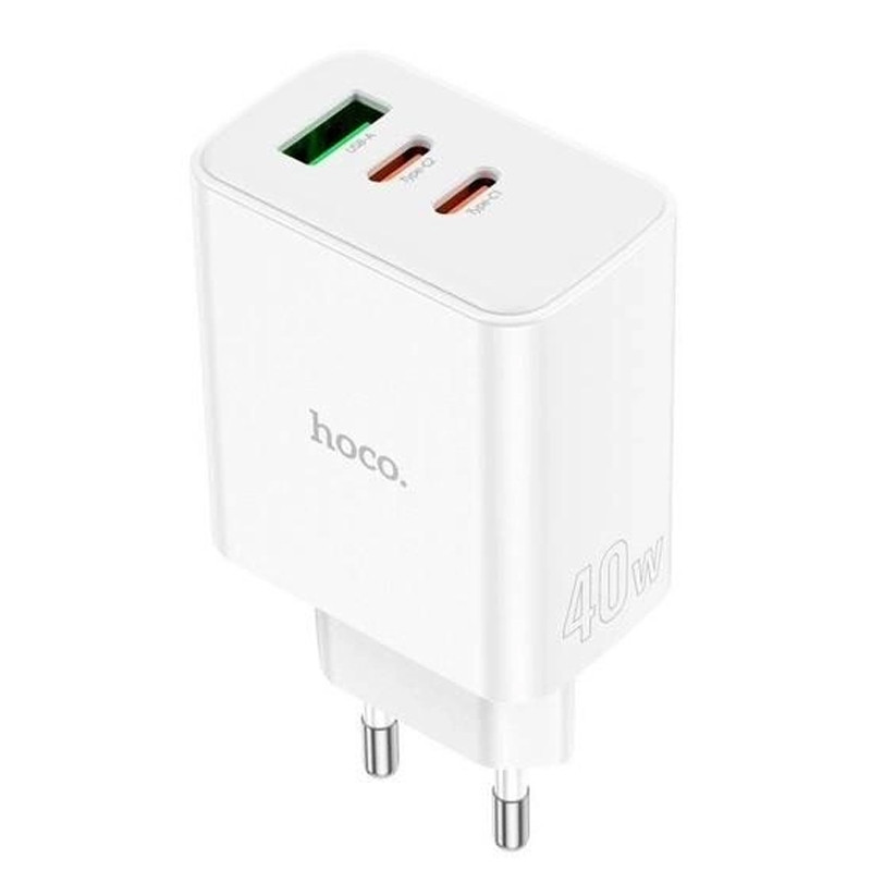 МЗП Hoco C126A PD40W+QC3.0 (1USB/2Type-C), купити оптом з доставкою