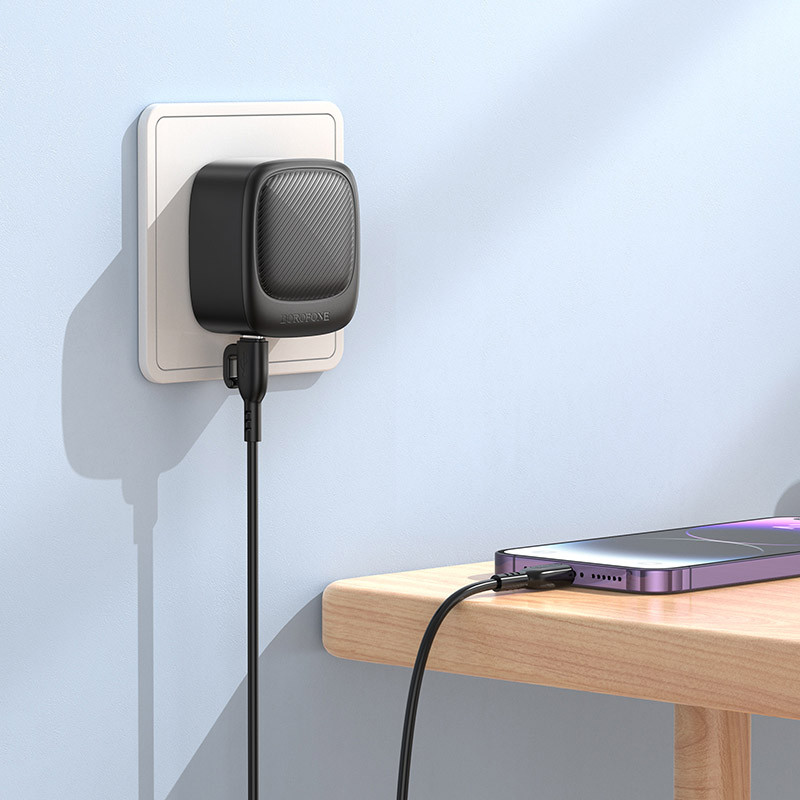 МЗП Borofone BAS23A Lucky PD30W (1C2A) + Type-C to Lightning дивитися фото №8