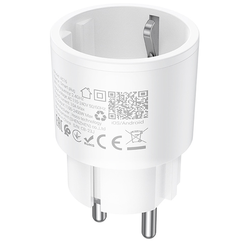 МЗП Hoco AC16 Veloz smart socket на малюнкі №5