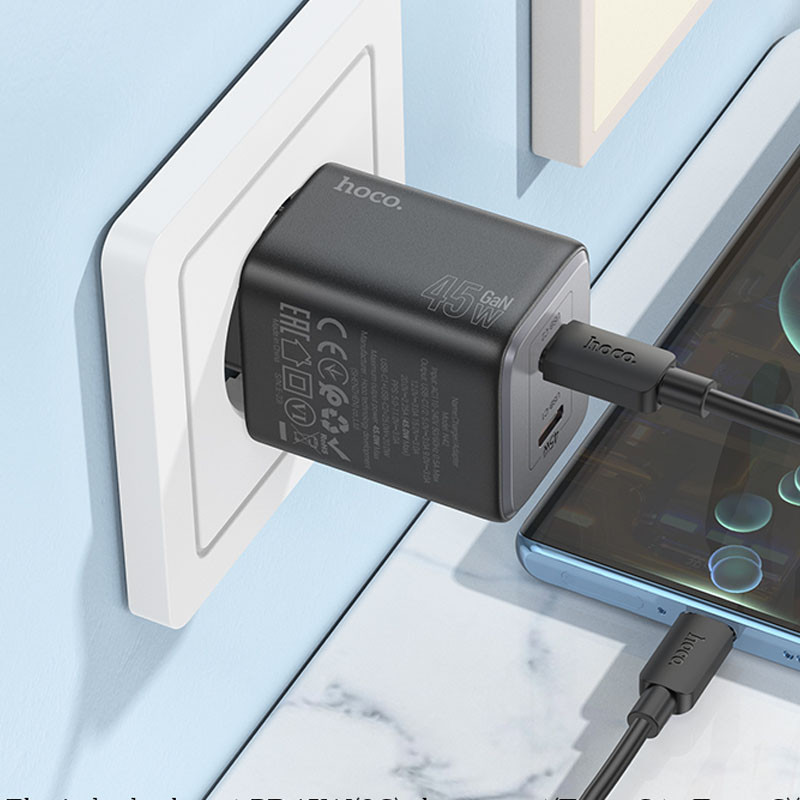 МЗП Hoco N42 Elogiado 2C PD45W + Type to Type-C дивитися фото №5