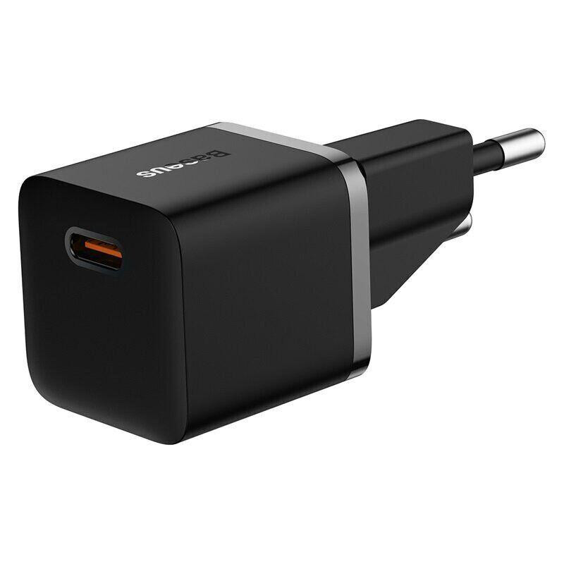 МЗП Baseus GaN5 Fast Charger (mini) PD20W (1USB-C) (CCGN05010) на малюнкі №2