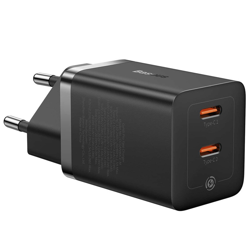 МЗП Baseus GaN5 Pro OS + Type-C to Type-C 40W (CCGP18010) на малюнкі №4