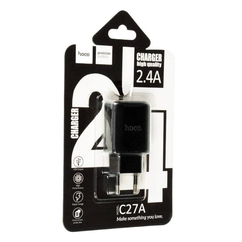МЗП Hoco C27A 2.4A 1USB дивитися фото №2