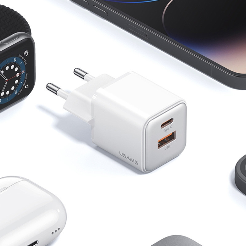 МЗП Usams US-CC189 PD30W + QC3.0 A+C X-ron Series дивитися фото №3