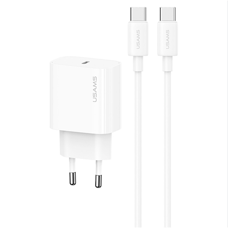 МЗП Usams US-OYXLTZ01 CC226 PD20W + SJ711 60W Type-C to Type-C Yi Series дивитися фото №1