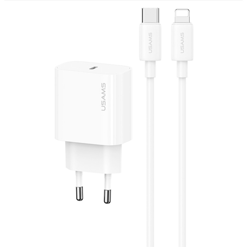 МЗП Usams US-OYXLTZ02 CC226 PD20W + SJ712 30W Type-C to Lightning Yi Series Зображення №1 МЗП Usams US-OYXLTZ02 CC226 PD20W + SJ712 30W Type-C to Lightning Yi Series дивитися фото №1