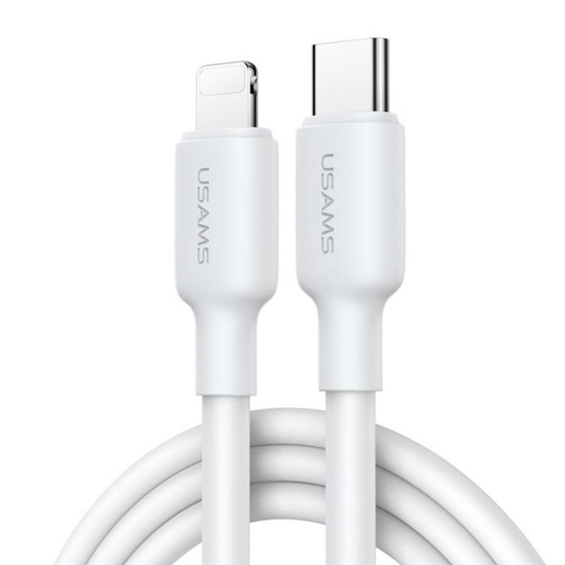 МЗП Usams US-CC186 PD30W (1USB-C) + кабель Type-C to Lightning на малюнкі №3